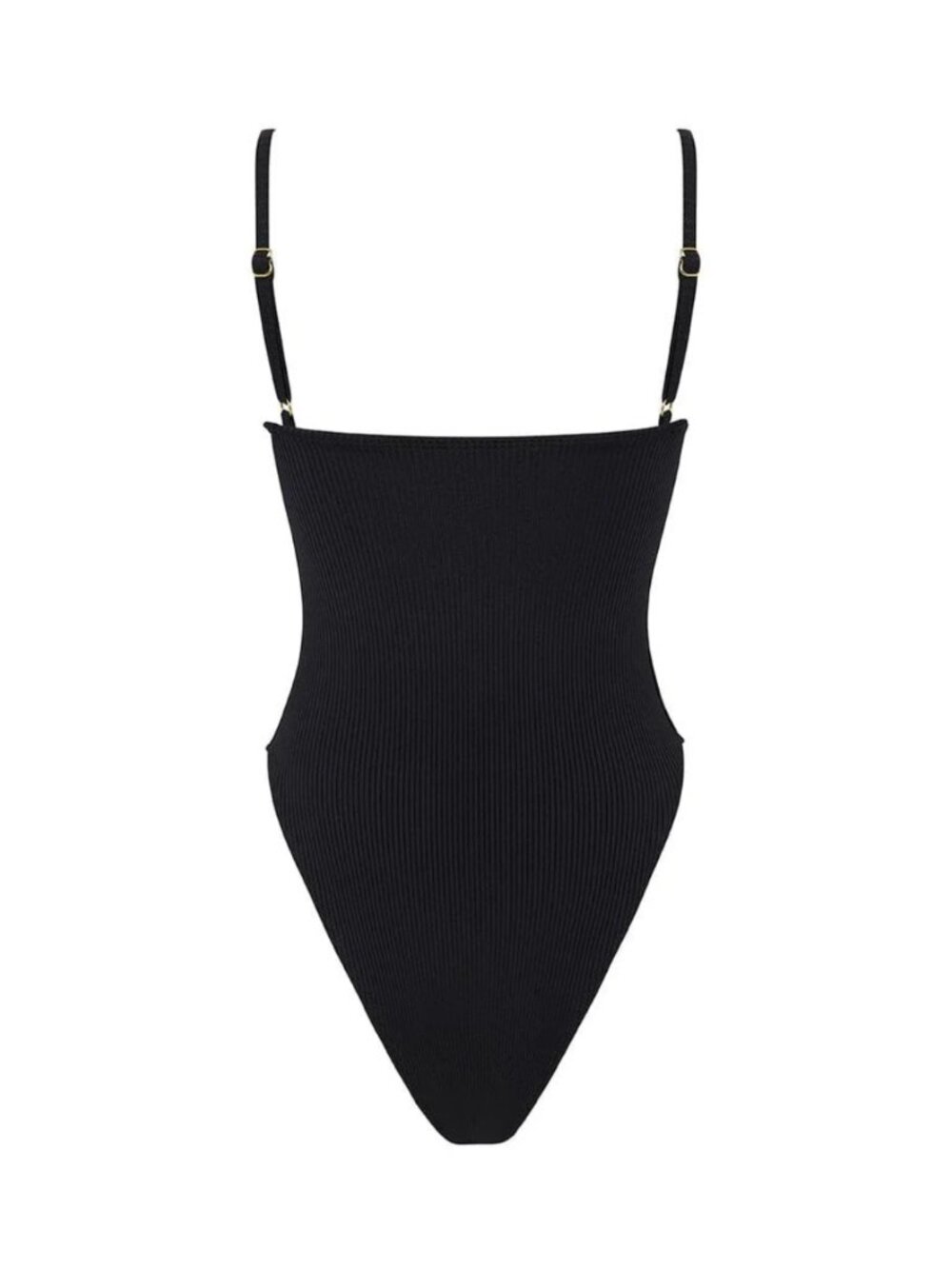 NWT Montce Swim Black Rib Jacelyn One-Piece Size S Retail Price $168.00 - Picture 10 of 10